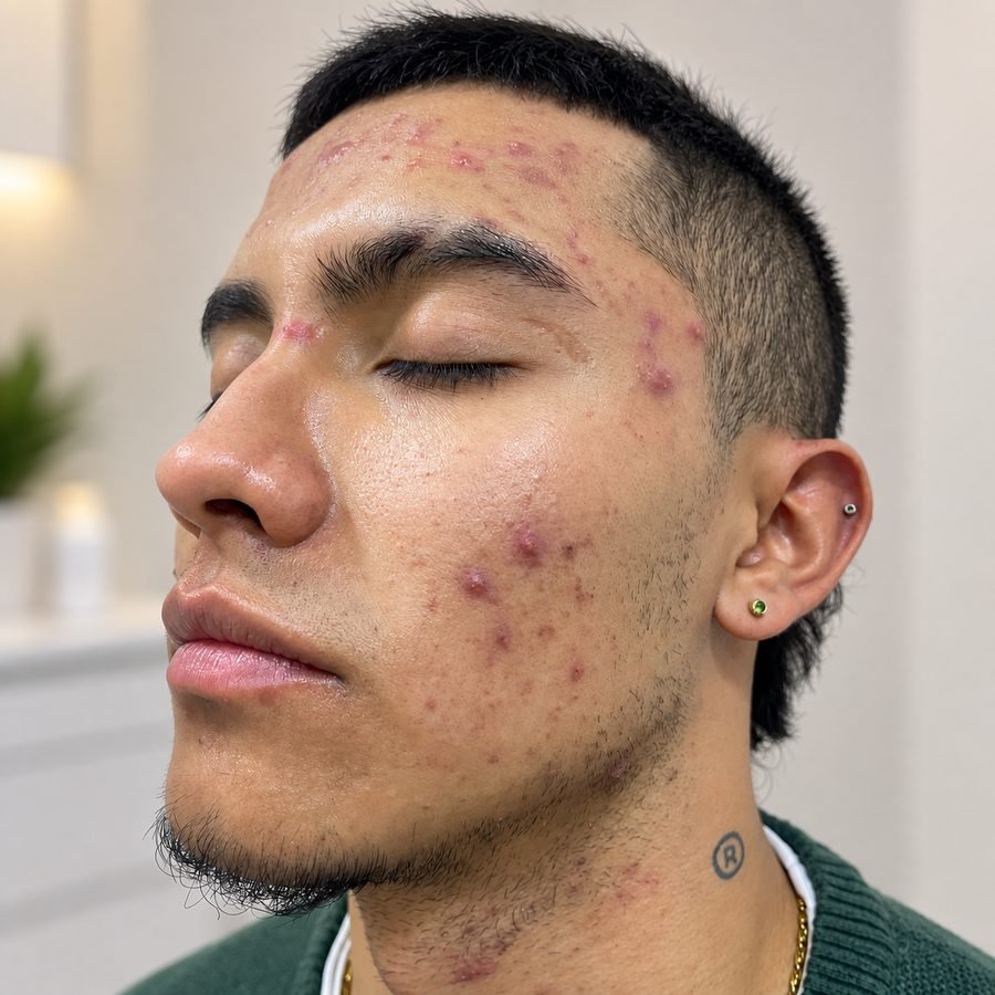 Consulta dermatológica de acné en Radiantez