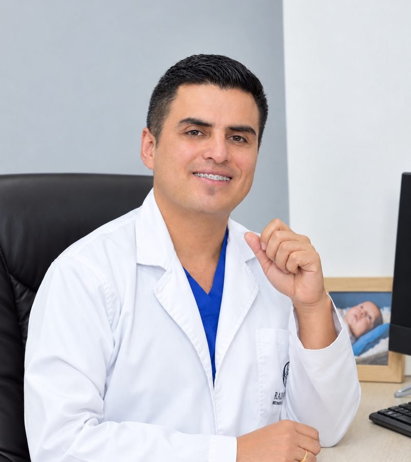 Dr. Eduard, dermatólogo y cofundador de Radiantez